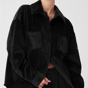 ALO Yoga Black Bomber Jacket